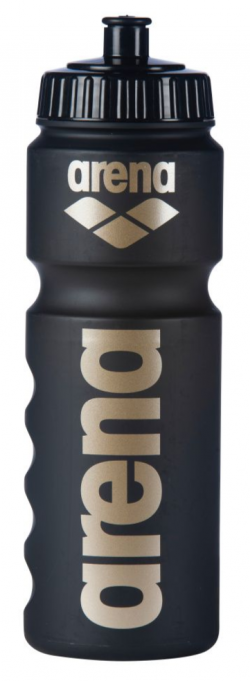 Arena water bottle černozlatá